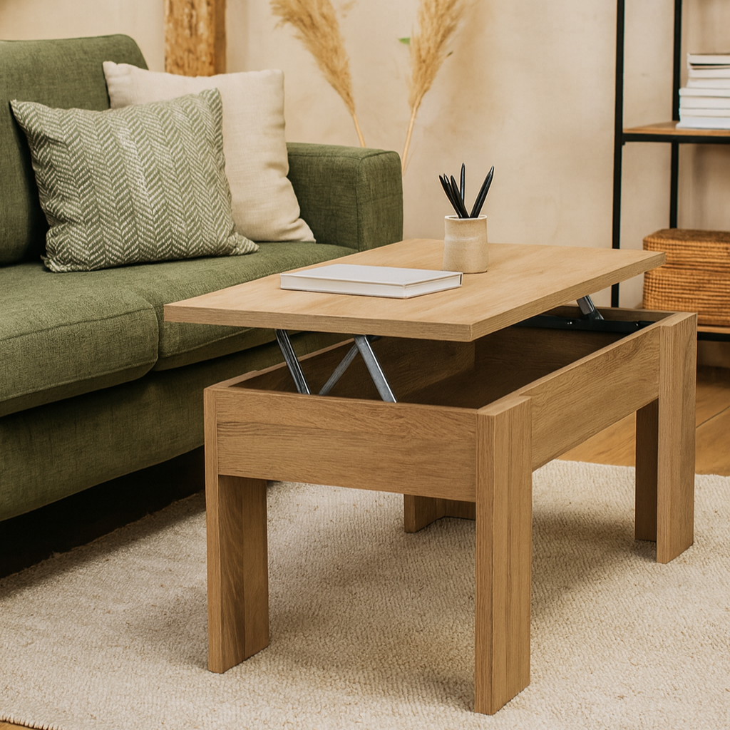 Mesa de Centro Elevable Gala Cambria 46x90x50 cm