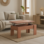 Mesa de Centro Elevable Gala Nogal 46x90x50 cm