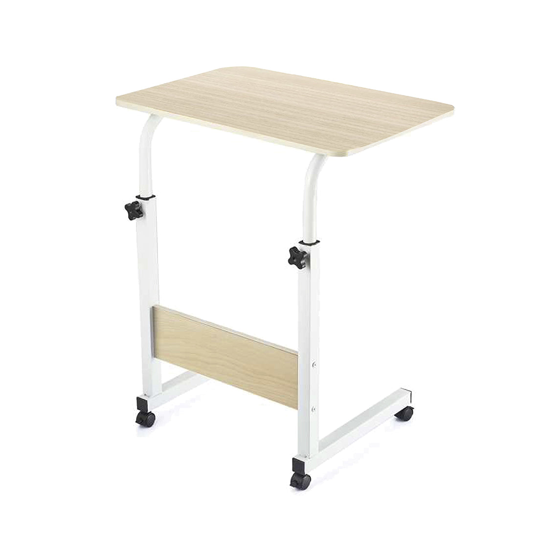 Mesa Ajustable Natural con Ruedas 40x60x65-89 cm