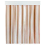 Cortina Mosquitera PVC para Puerta Marrón