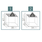 Set 2 Mesas Auxiliares Nido Crema