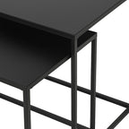 Set 2 Mesas Auxiliares Nido Negro