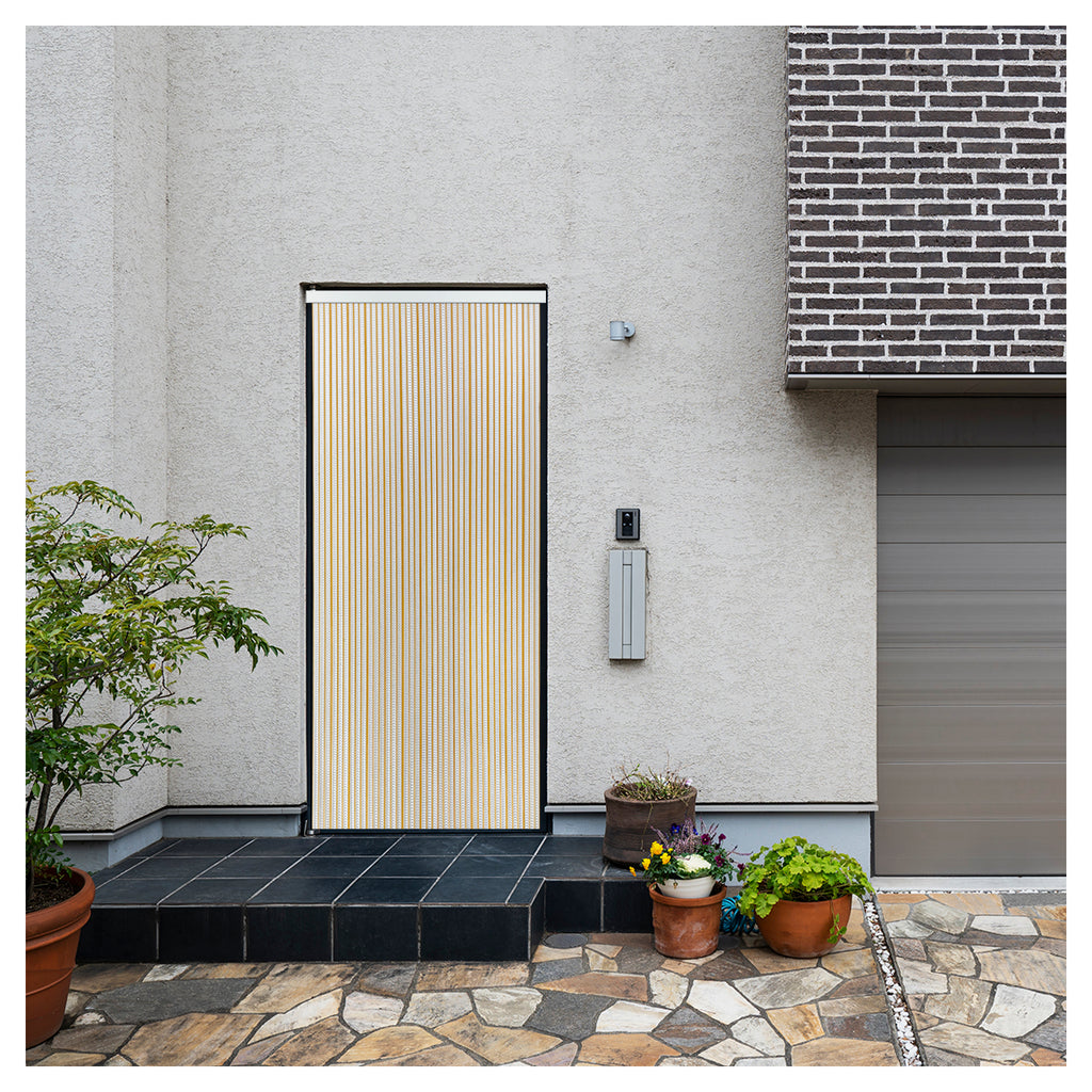 Cortina Mosquitera PVC para Puerta Miel