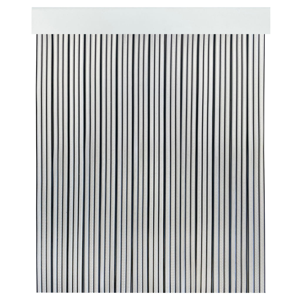 Cortina Mosquitera PVC para Puerta Negro