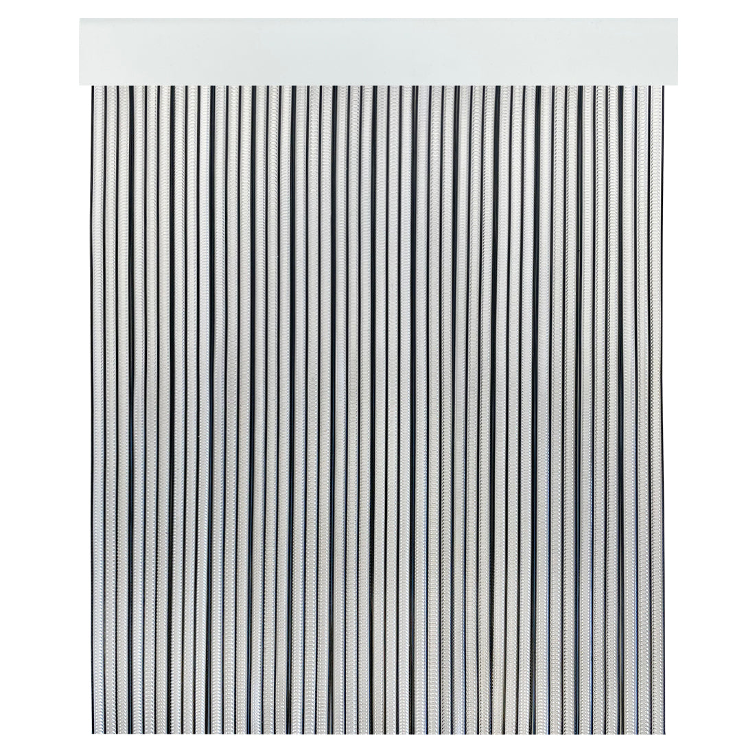 Cortina Mosquitera PVC para Puerta Negro