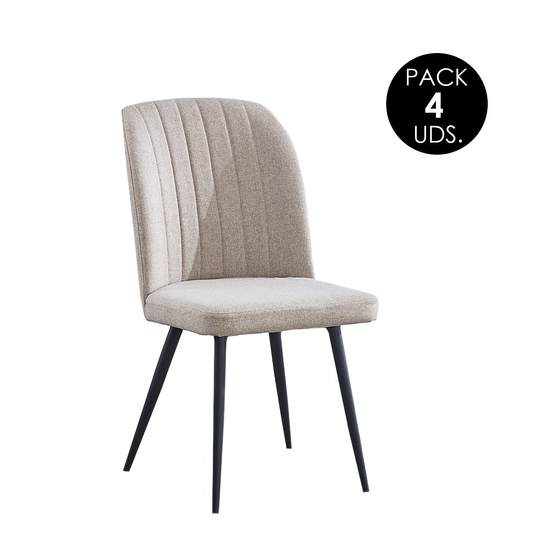 Sillas de Comedor Modernas y Confortables, Rory Beige