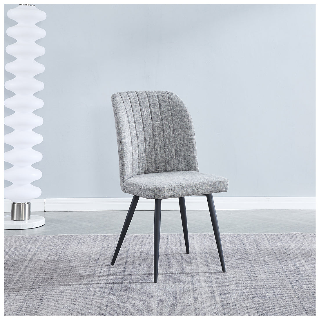 Sillas de Comedor Modernas y Confortables, Rory Gris