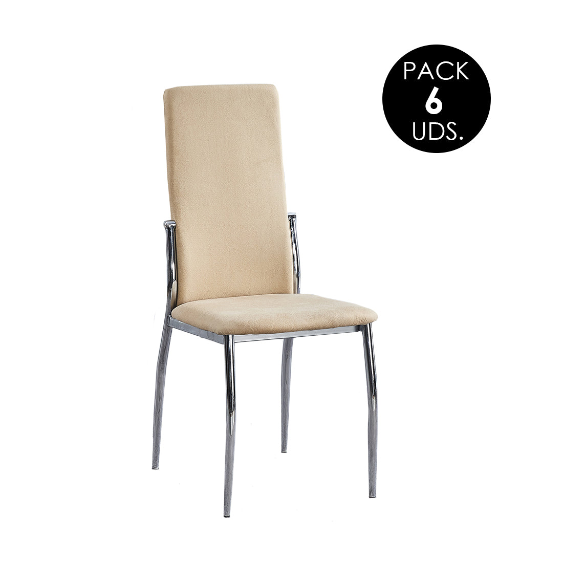 Sillas de Comedor Modernas y Confortables, Sakura Beige