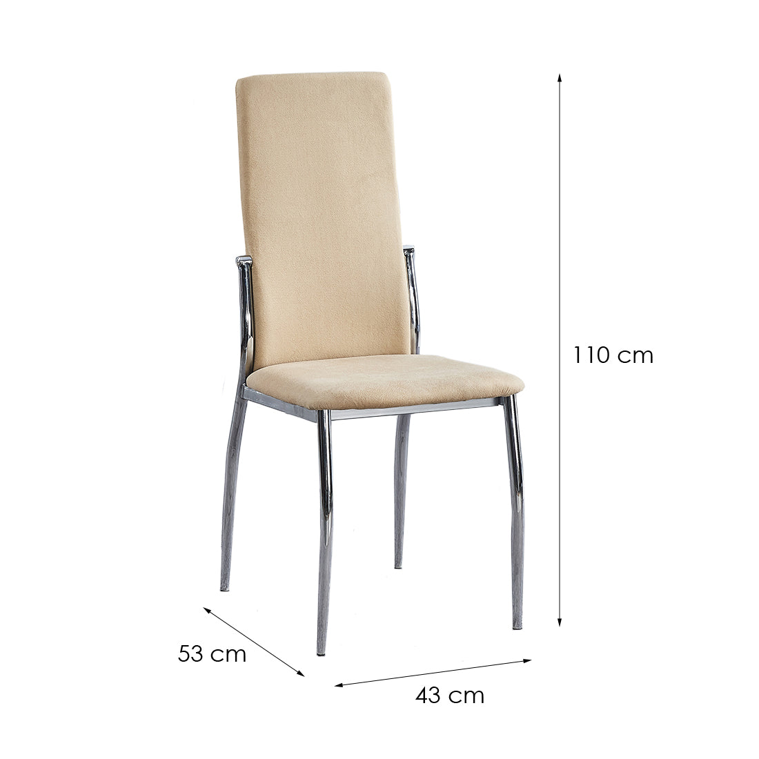 Sillas de Comedor Modernas y Confortables, Sakura Beige