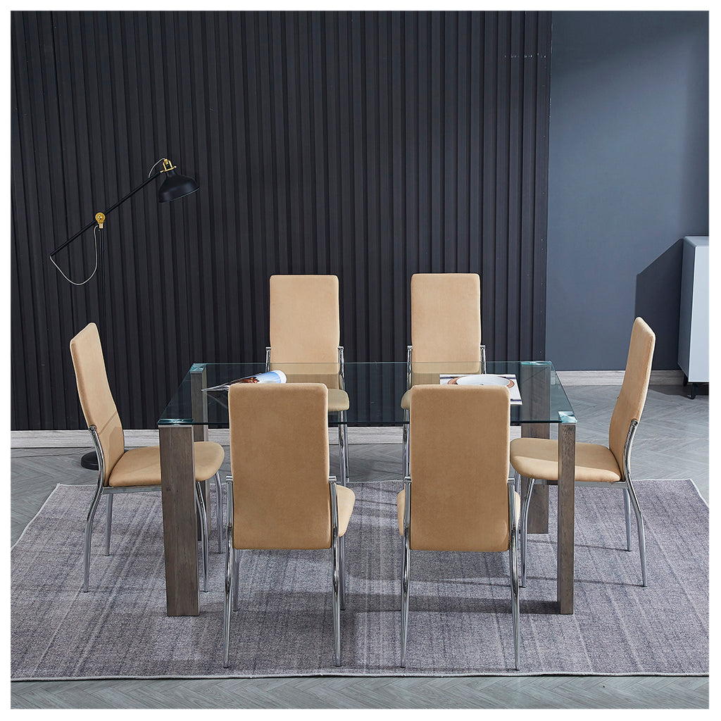 Sillas de Comedor Modernas y Confortables, Sakura Beige