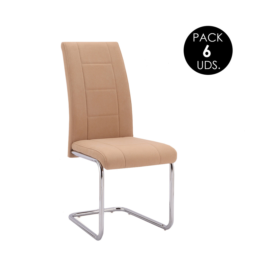 Sillas de Comedor Modernas y Confortables, San Beige