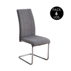 Sillas de Comedor Modernas y Confortables, San Gris