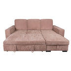 Sofá Chaise Longue Convertible con Arcón Nepal Beige
