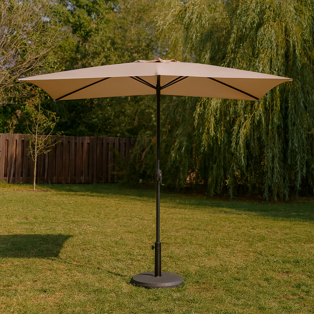 Sombrilla Rectangular de Jardín Anti UV Ø 2x3 M Beige