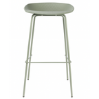 Conjunto 2 Taburete Nórdico de Metal Verde