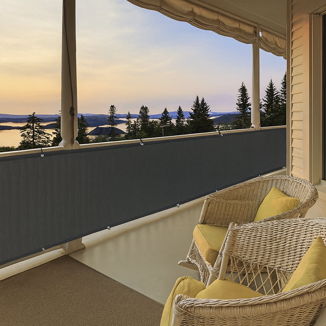 Malla de Ocultación para Balcón y Jardín