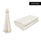 Toldo Octogonal de Repuesto para Sombrilla 3 Metros Beige