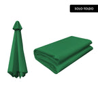 Toldo Octogonal de Repuesto para Sombrilla 3 Metros Verde