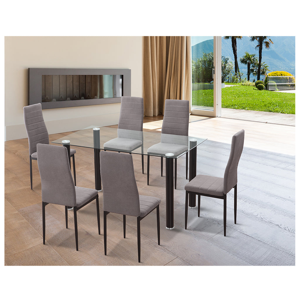 Sillas de Comedor Modernas y Confortables, Yuri Gris