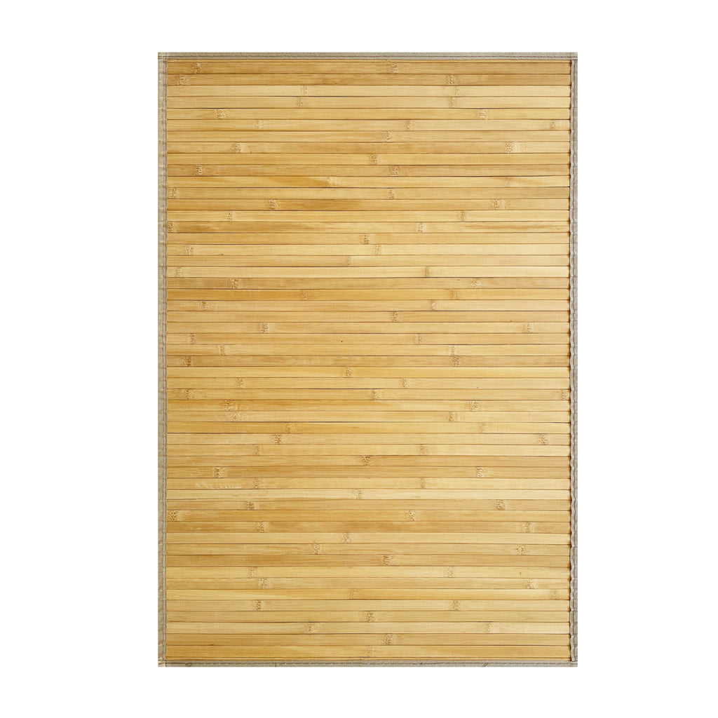 Alfombra de Bambú Natural Antideslizante Natural