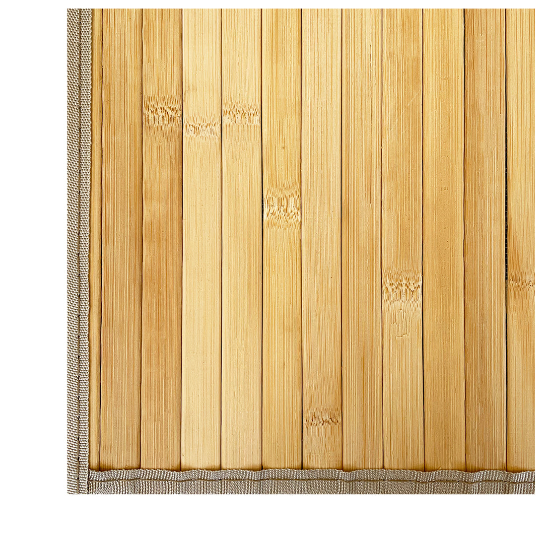 Alfombra de Bambú Natural Antideslizante Natural