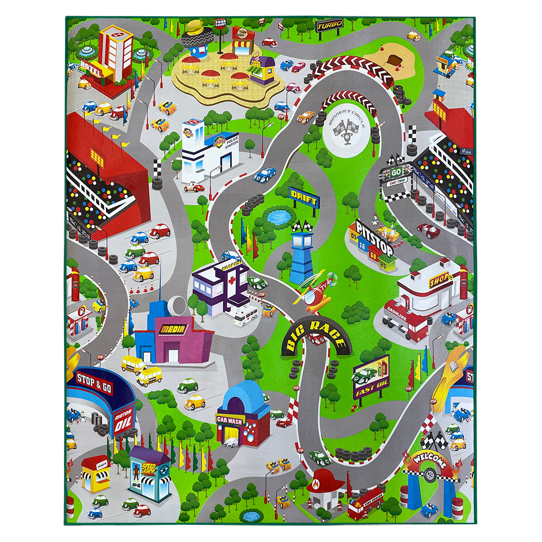 Alfombra Infantil Educaplay Impermeable y Acolchada, Carretera