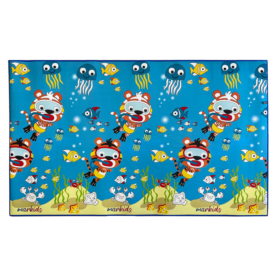 Alfombra Infantil para Colorear Impermeable Océano