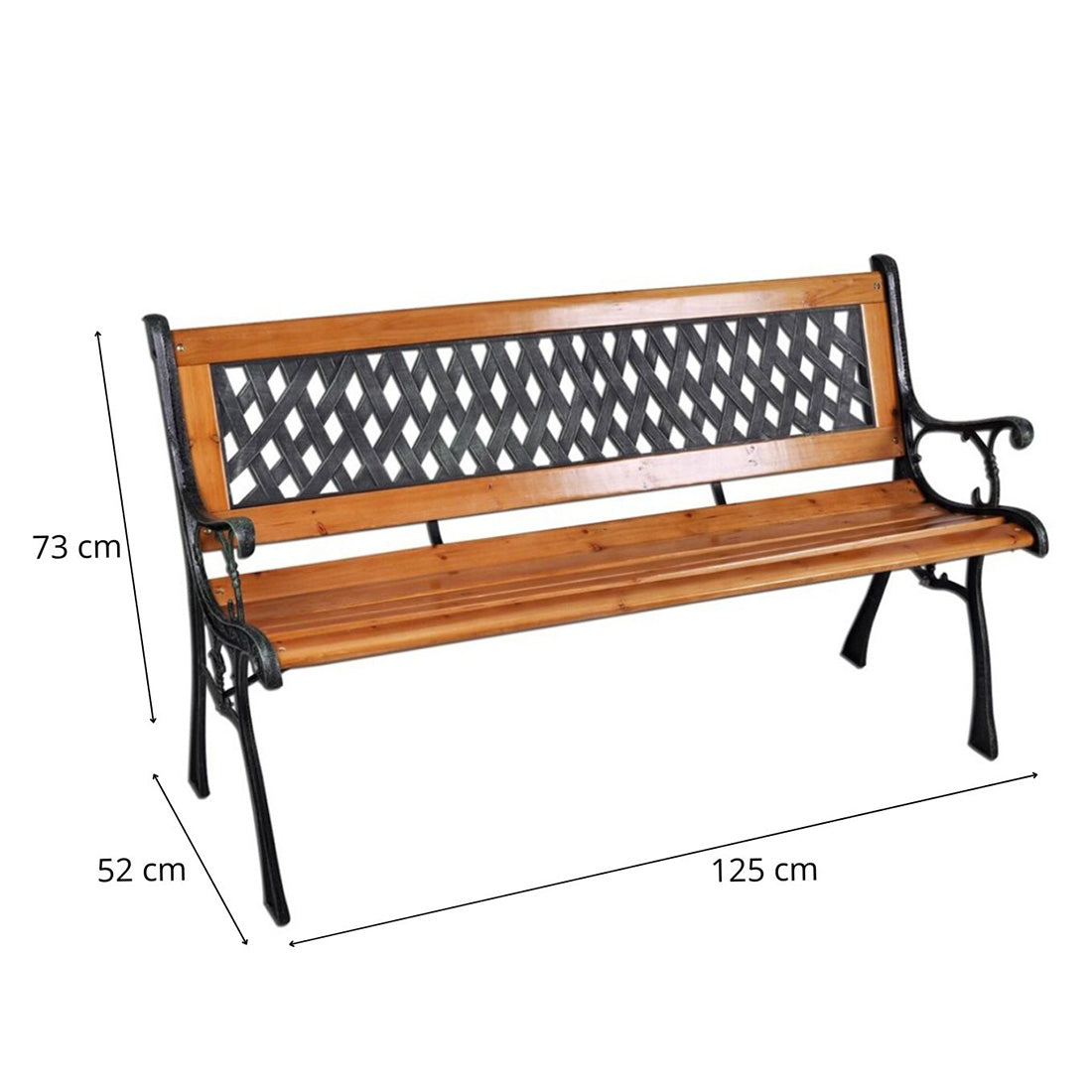 Banco de Madera 125X52X73 CM