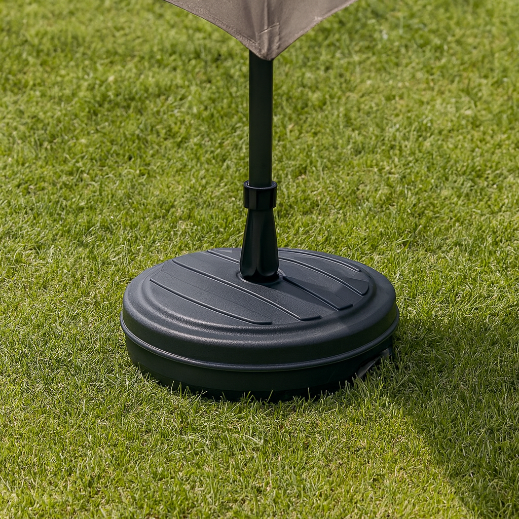 Base de Sombrilla Rellenable 13 Litros Negro