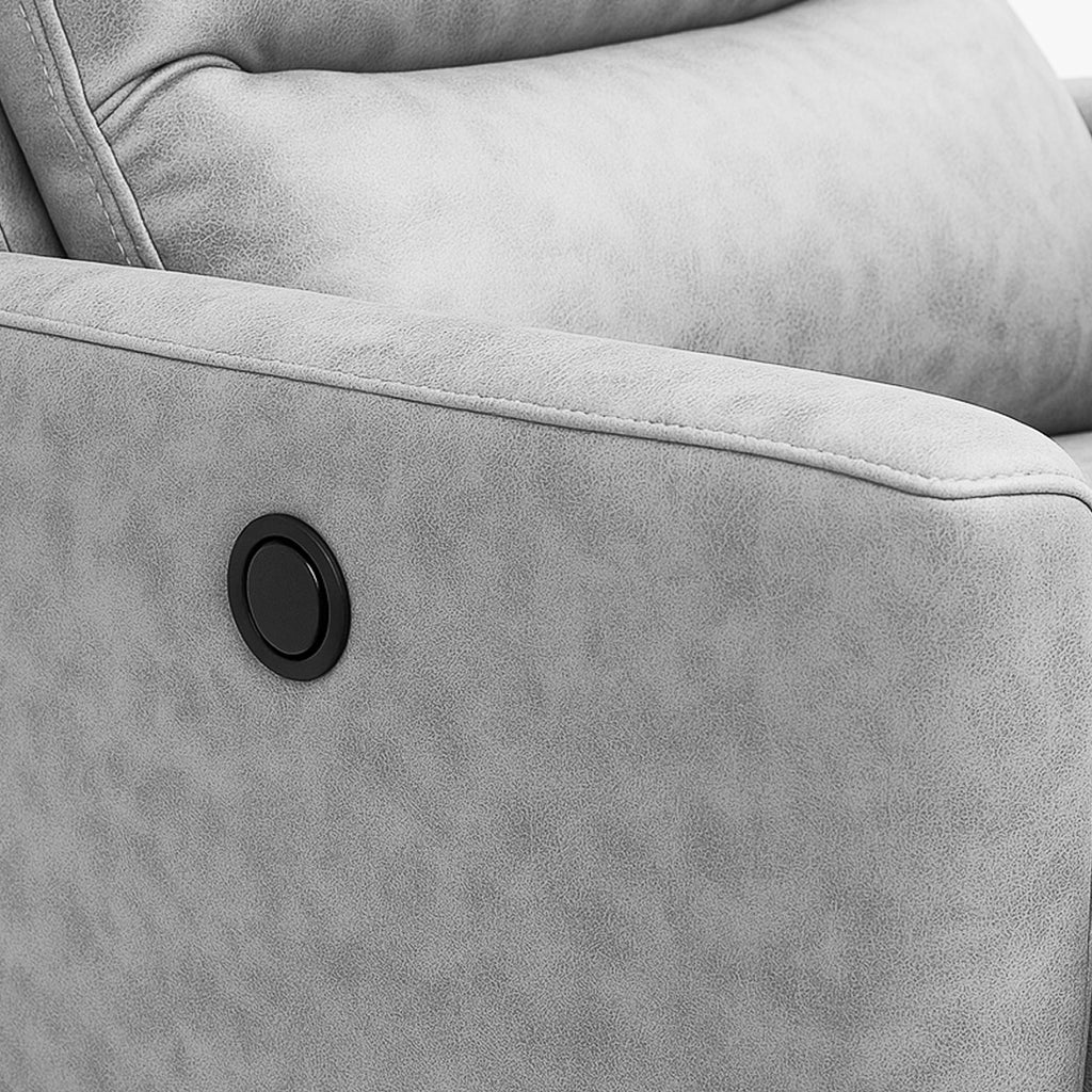 Butaca Reclinable Eléctrica Cancún Cemento