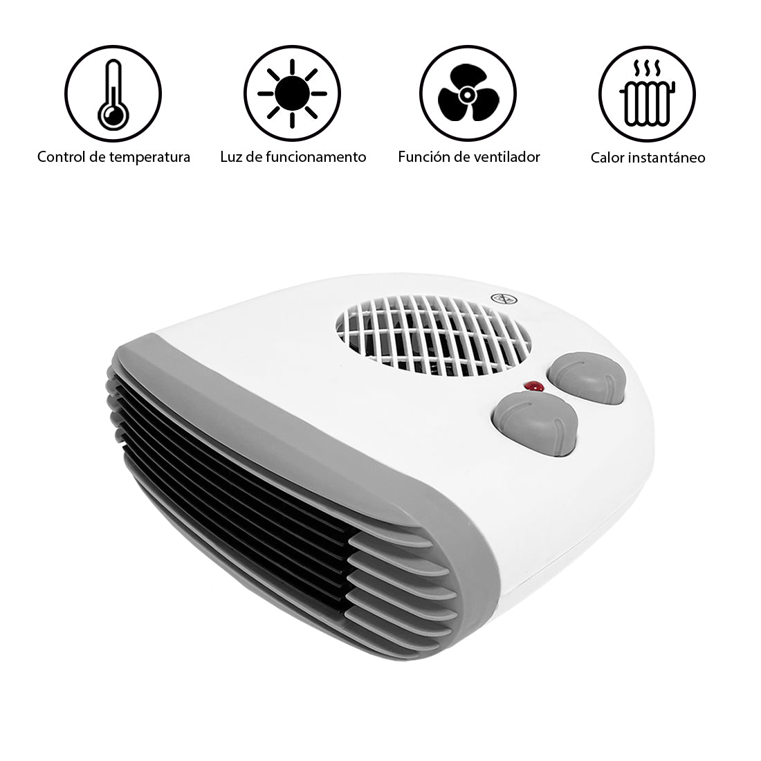 Calefactor Portátil 2000W de Bajo Consumo