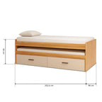 Cama Nido Juvenil con Cajón. (72x202,6x98 cm)