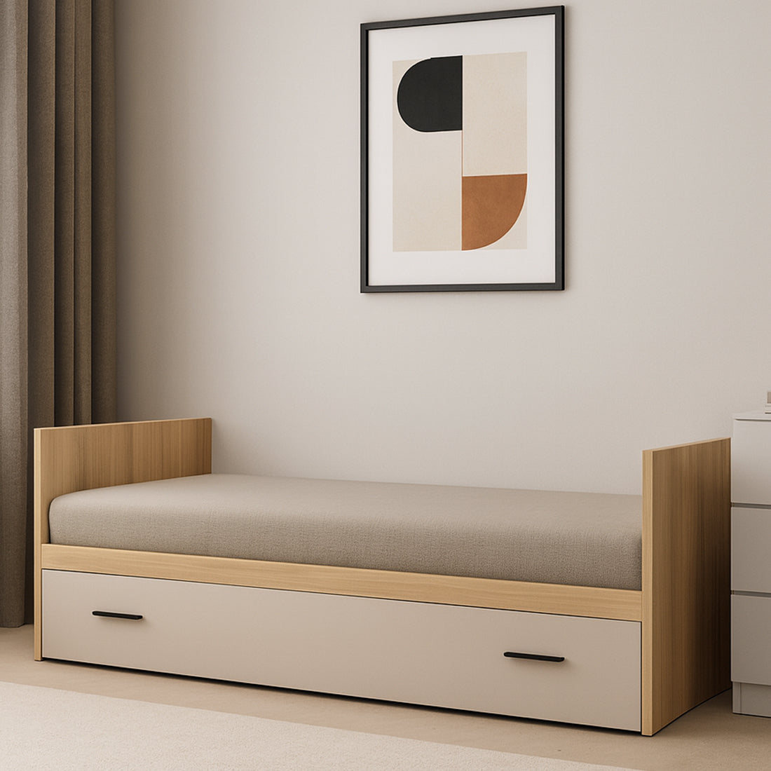 Cama Nido Juvenil Cama Extraíble (58x202,6x98 cm)