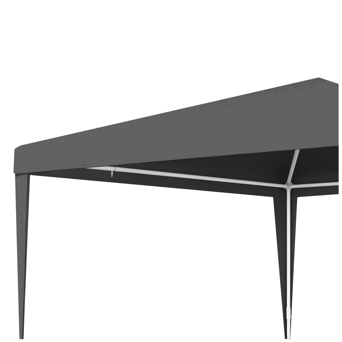 Cenador Gris Resistente UV 3x3M