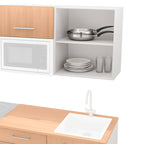 Cocina Modular con Muebles Altos y Bajos, Roble