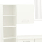 Cocina Modular con Barra Americana, Blanco