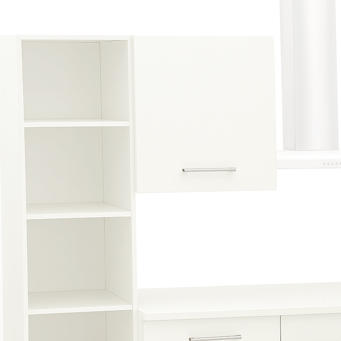 Cocina Modular con Barra Americana, Blanco