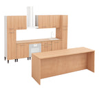 Cocina Modular con Barra Americana, Roble