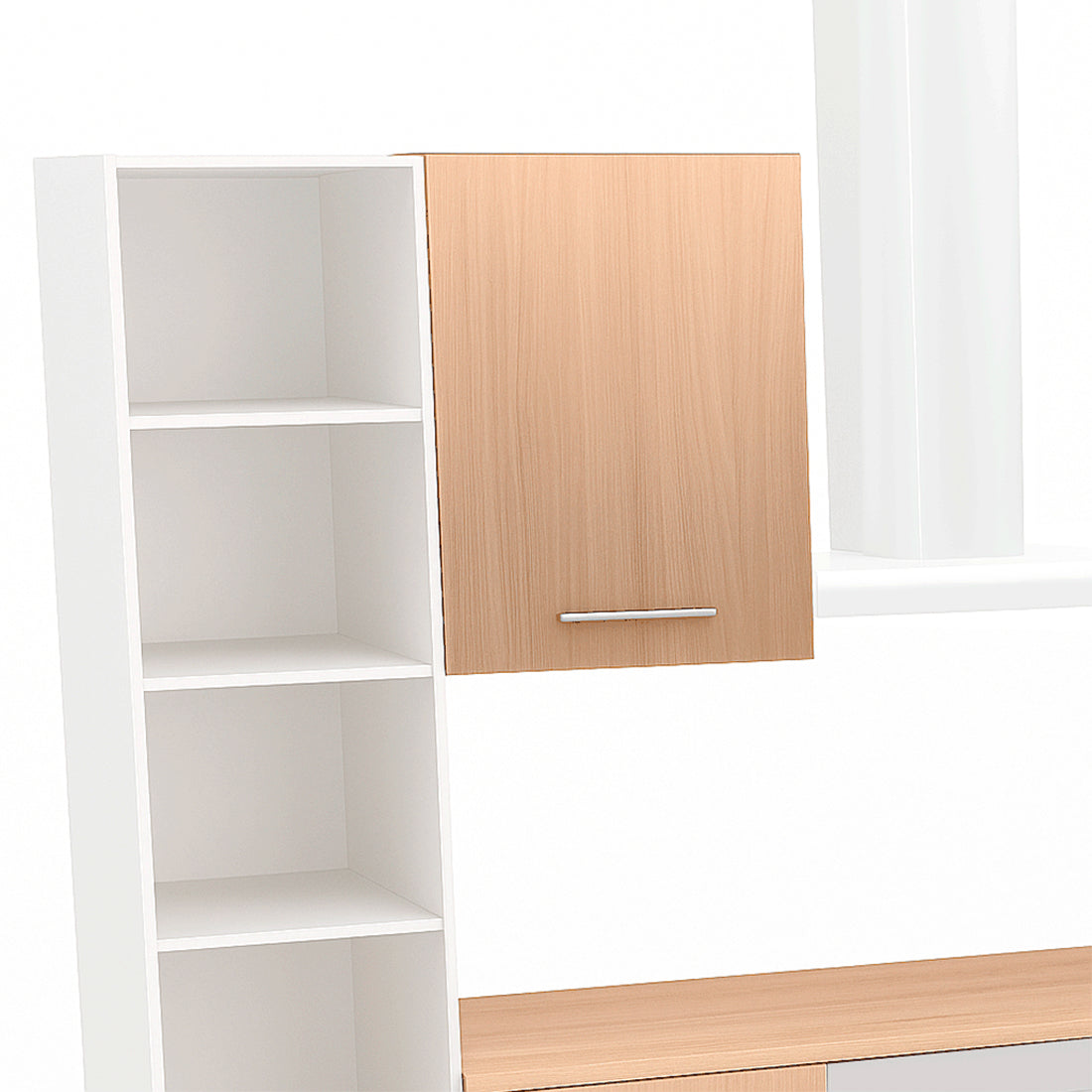 Cocina Modular con Barra Americana, Roble