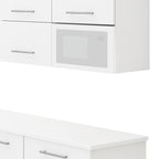 Cocina Modular Esquinera en Forma de L, Blanco