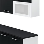 Cocina Modular Esquinera en Forma de L, Antracita