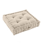 Cojín de Suelo 50x50x10 cm Beige