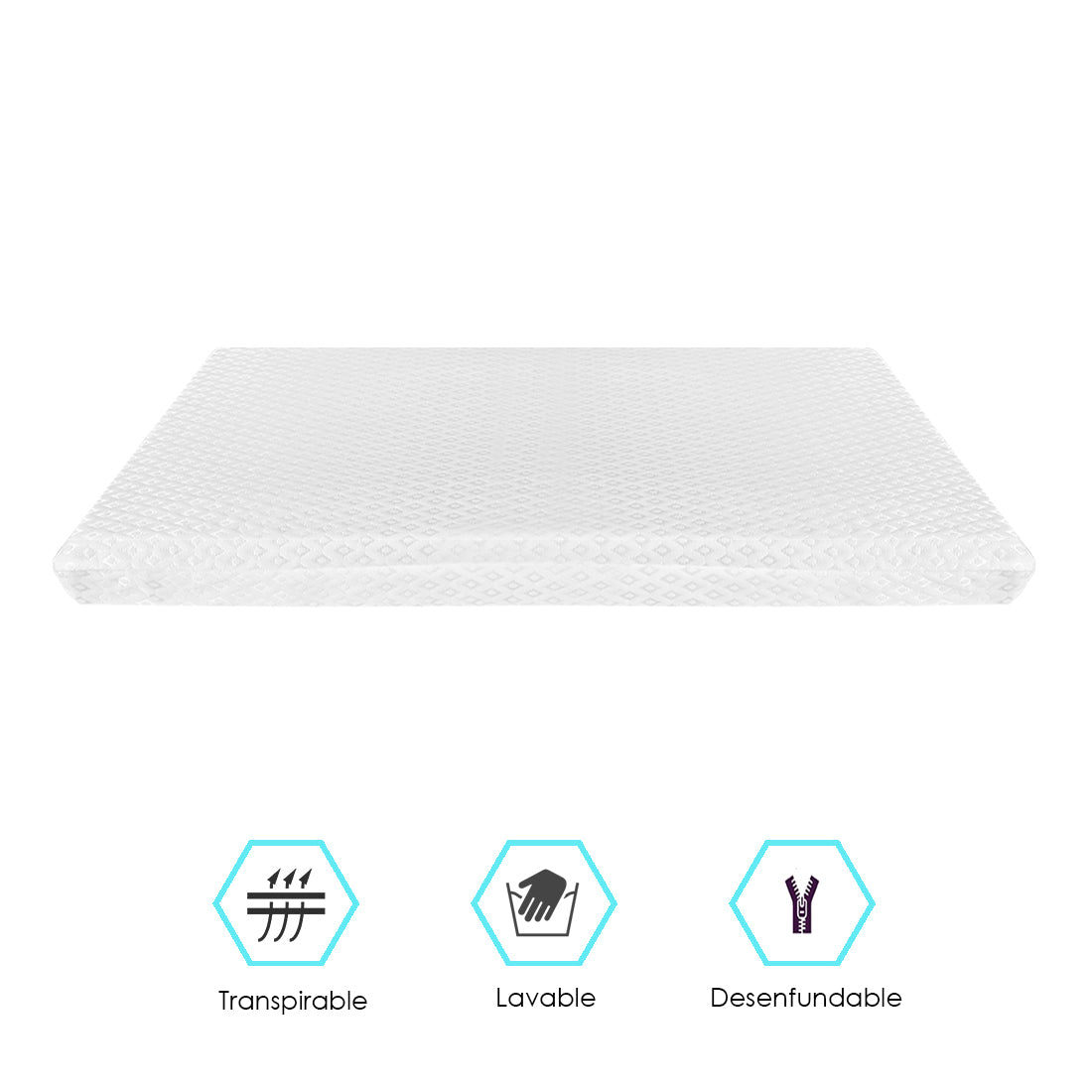 Colchón de Cuna Desenfundable para Bebé