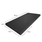 Colchón Plegable Gris 180x90x8 cm