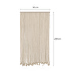 Cortina de Algodón para Puerta 90x200 cm