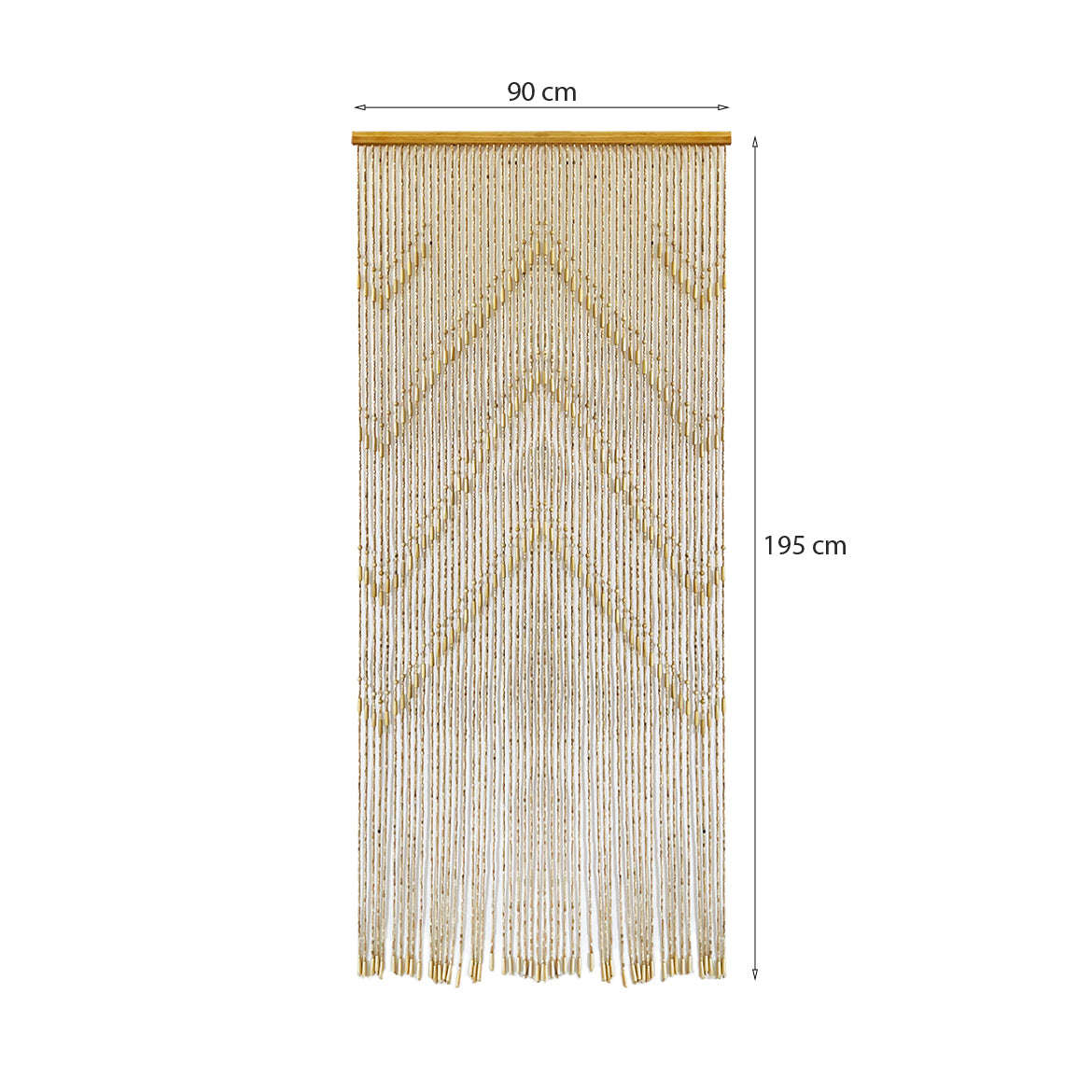 Cortina de Madera para Puerta Koda 90x195 cm