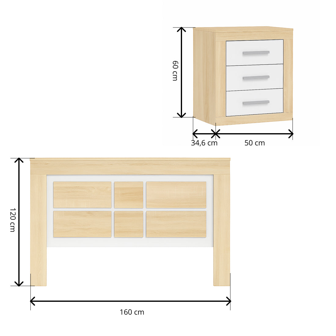 Dormitorio de Matrimonio Lara Blanco