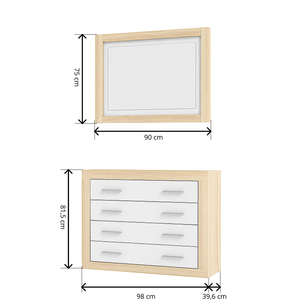 Dormitorio de Matrimonio Lara Blanco