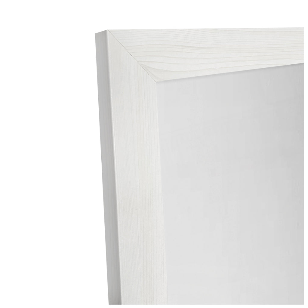 Espejo de Pie de Madera Kurst Blanco 120x30 cm