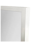 Espejo de Pie de Madera Blanco 120x30 cm